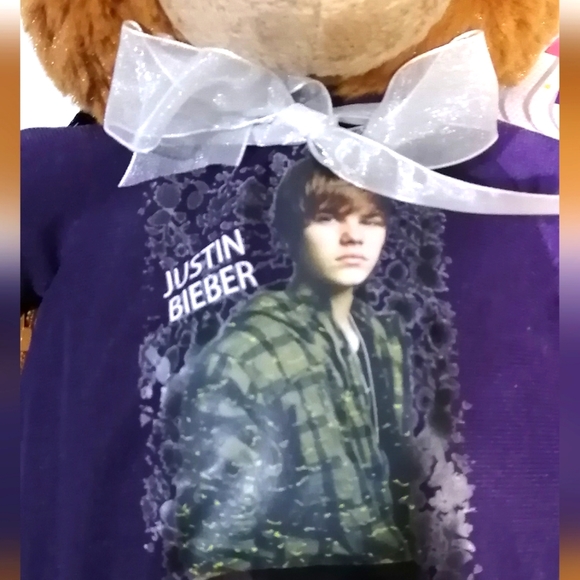 Justin Bieber Brown Bear Backpack NWT - Picture 2 of 5